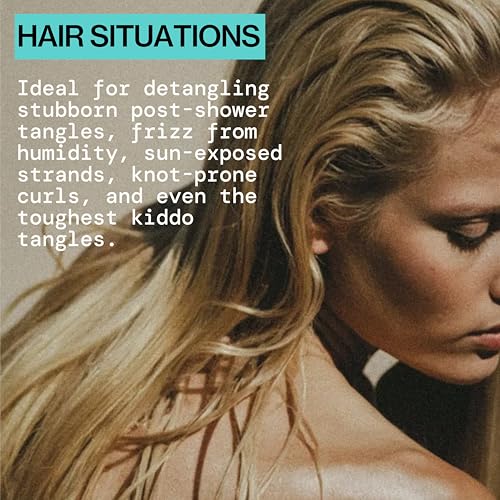 Pacifica Hair Detangler Spray & Leave-In Conditioner Bundle ? Tangle-Releasing Hydrating Leave On Conditioning Elixir for Frizz Control, Knotty Hair Repair & Smooth, Shiny Finish Vegan All Hair Types