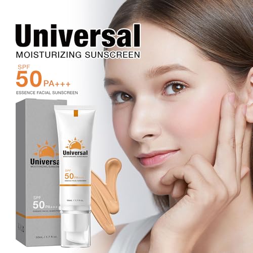 1PC Tinted SPF 50 Sunscreen for Face Travel Size - Universal Protecting Moisturizer