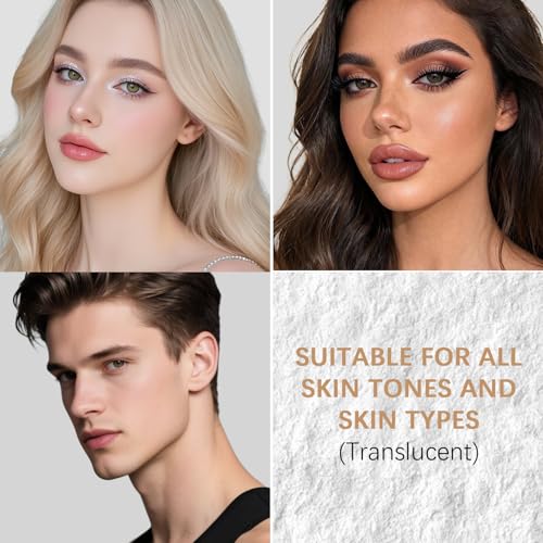 Maksure Translucent Pressed Powder - 24HR Oil Control & Matte Finish