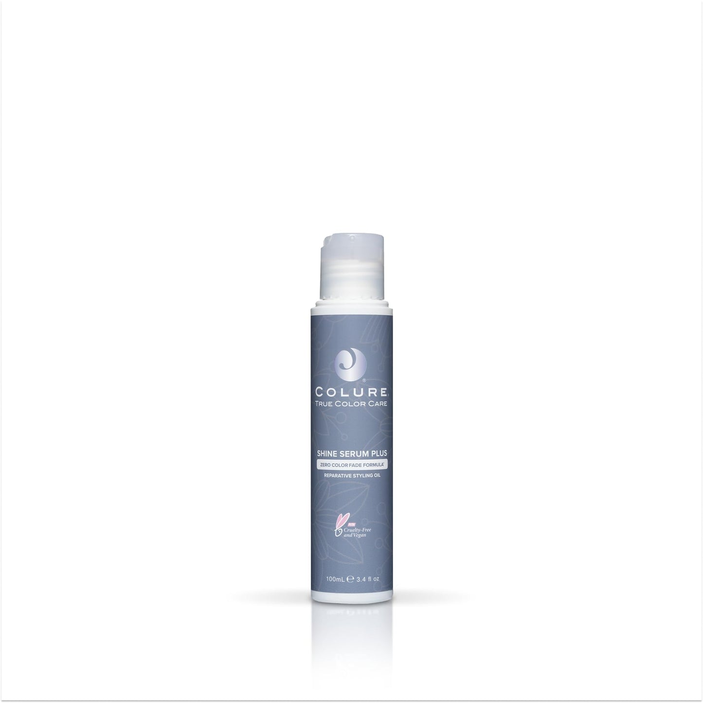 COLURE Shine Serum Plus 3.4 oz - Anti Frizz Hair Oil and Heat Protectant for High Shine and Humidity Resistance