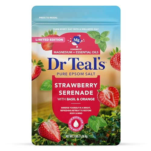 Dr Teal's Strawberry Serenade Epsom Salt Soak - 3 lbs