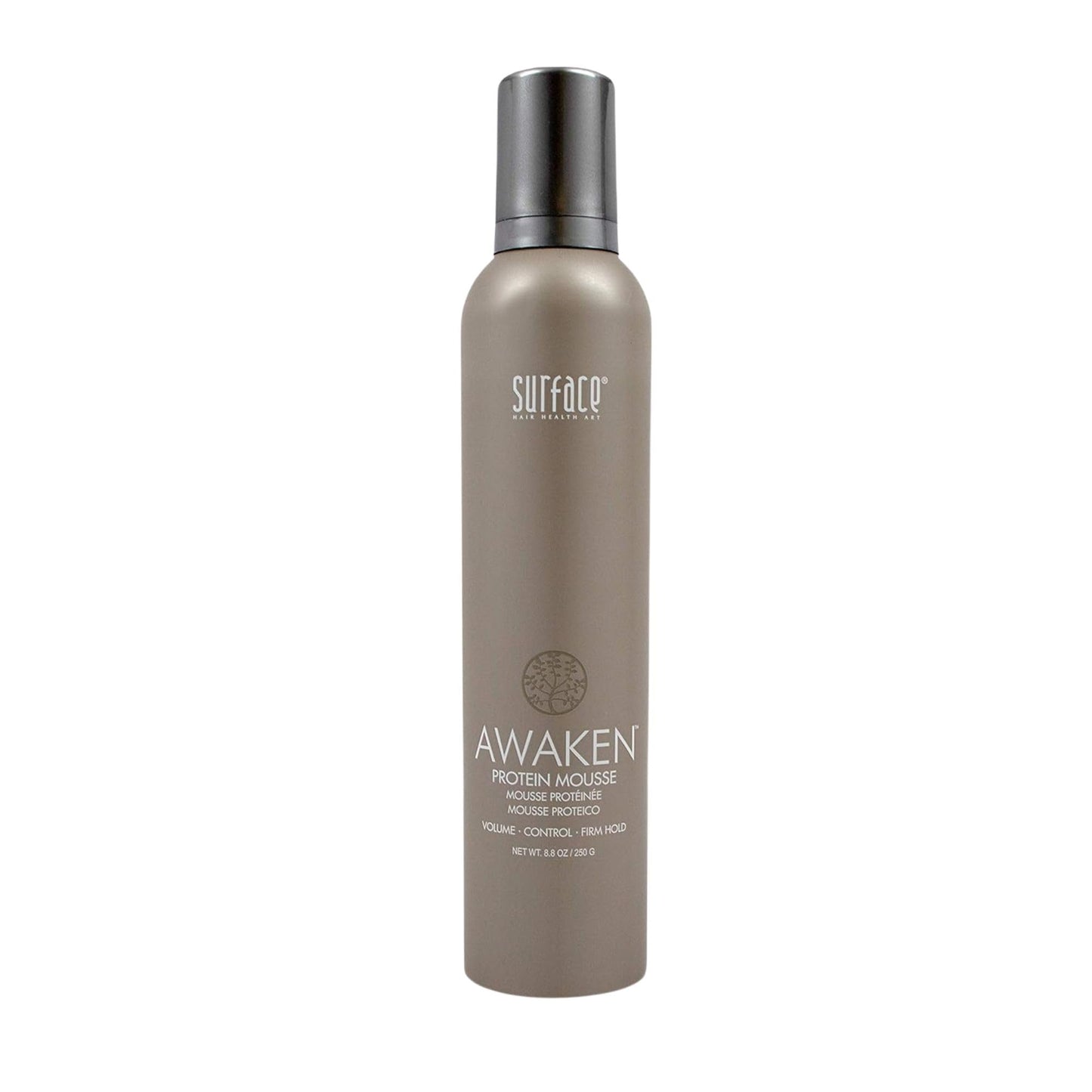 Surface Hair - Awaken Mousse: Color Safe, Volumizing, Firm Hold Hair Mousse to Thicken Hair, Sulfate-Free, Paraben-Free, 8.8 oz