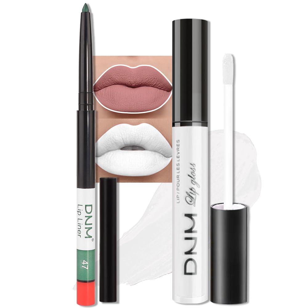 Medium Brown Beige Lip Liner & Matte Lipstick Set - Vegan, Long-Lasting, Waterproof | 2 Pcs