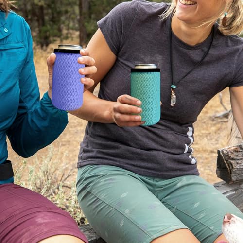 Klyrith 6 Pack Insulated Can Cooler Sleeves for 16 oz Drinks