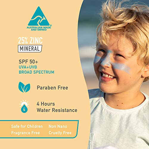 Sun Zapper Zinc Oxide Sunscreen Stick SPF 50+ Blue - 12g Mineral Sunblock
