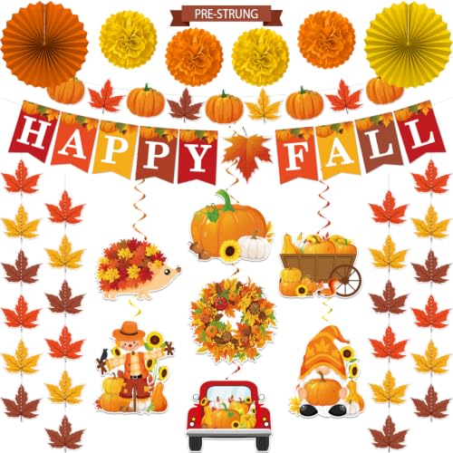 Complete Fall Decorations Set for Thanksgiving Parties