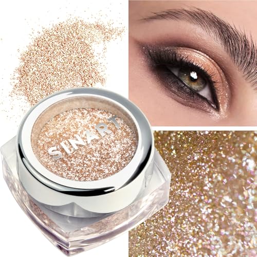 SINART Glitter Eyeshadow Powder - Dual Chrome, Cruelty-Free, 1g