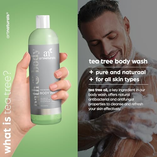 Artnaturals Tea Tree Body Wash - Refreshing 12 fl oz Cleanser