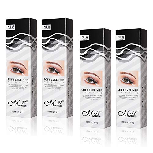 Fashionwu 48pcs White Eyeliner Pencils Set - Waterproof Eye Brightener