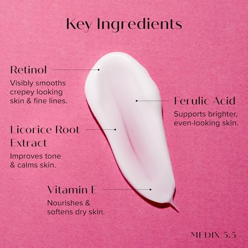 Medix 5.5 Retinol Firming Body Lotion 15oz - Anti-Aging Moisturizer for Crepey Skin