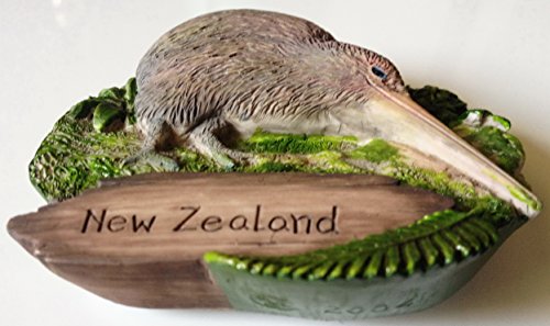 Handmade 3D Kiwi New Zealand Fridge Magnet - Thai Craft
