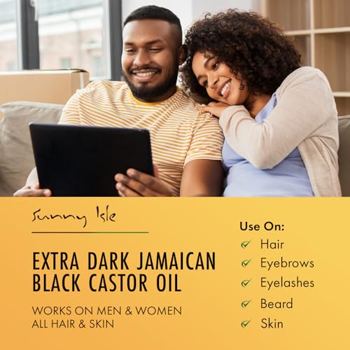 Sunny Isle Extra Dark Jamaican Black Castor Oil 2oz - Hair Growth & Moisture