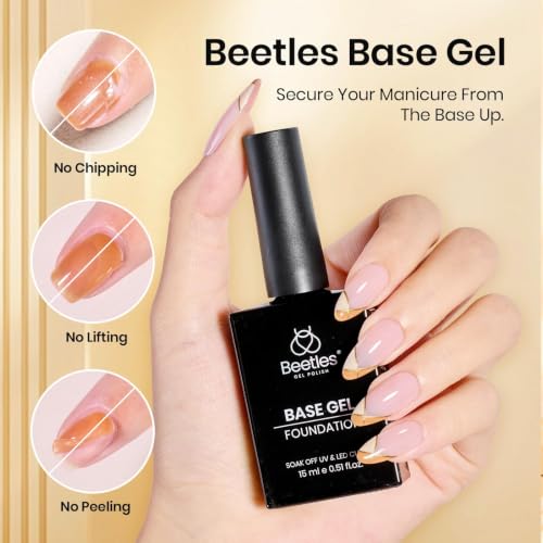 Beetles Q-Clear-6 Gel Base and Top Coat Set | 6 Pcs 15ml