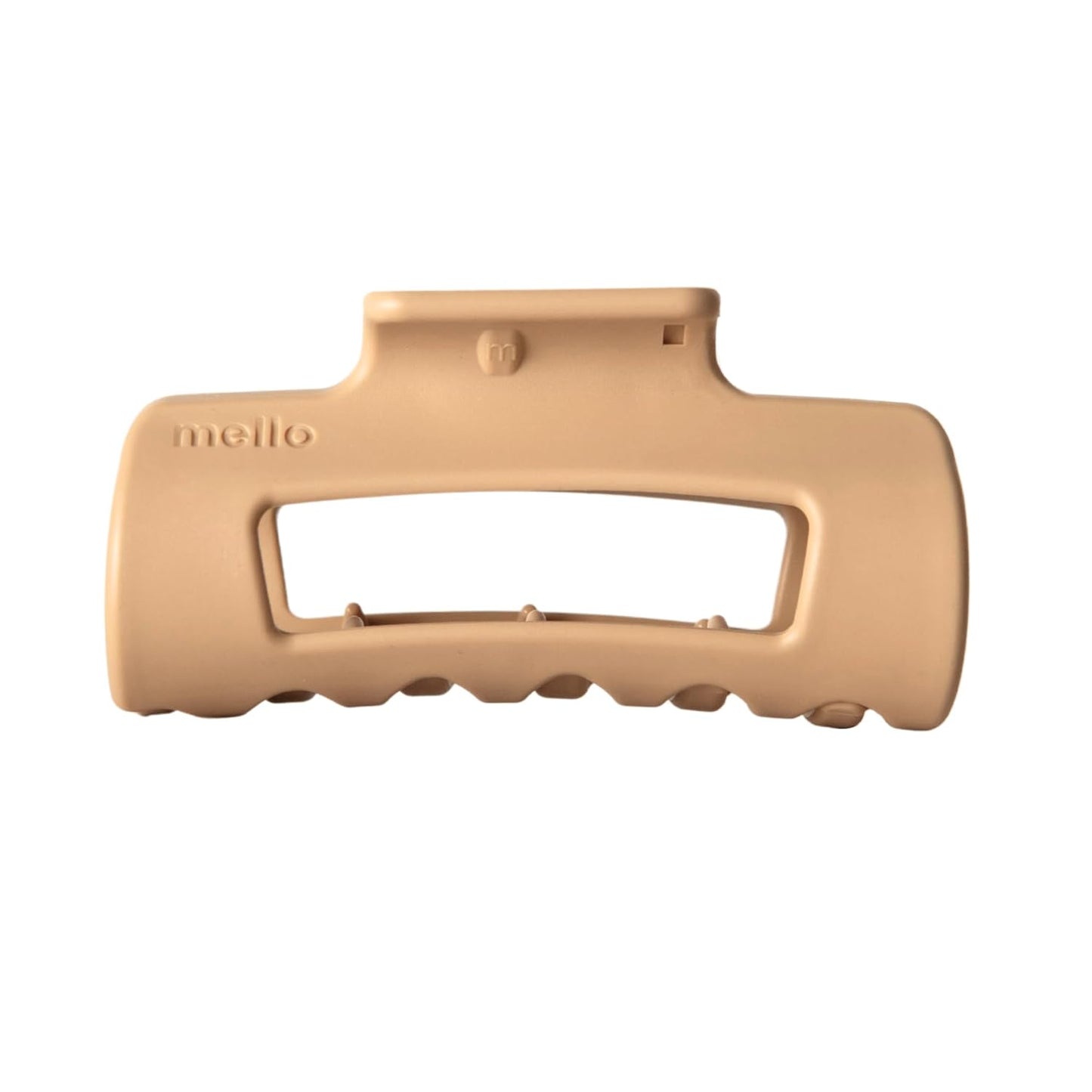 Medium Hair Clip - Flexible Comfort Hair Claw for Strong Hold on Thick & Thin Hair | Dark Brown, Matte Finish