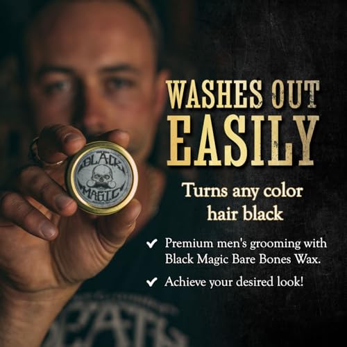 The Vintage Grooming Co. Black Mustache Wax - Extra Strong Hold, 1 oz