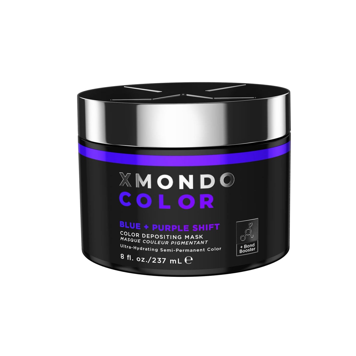 XMONDO Color Amber Depositing Hair Mask - Vegan Semi-Permanent Orange Red Dye | 8 Fl Oz, Infused with Bond Booster & Hyaluronic Acid