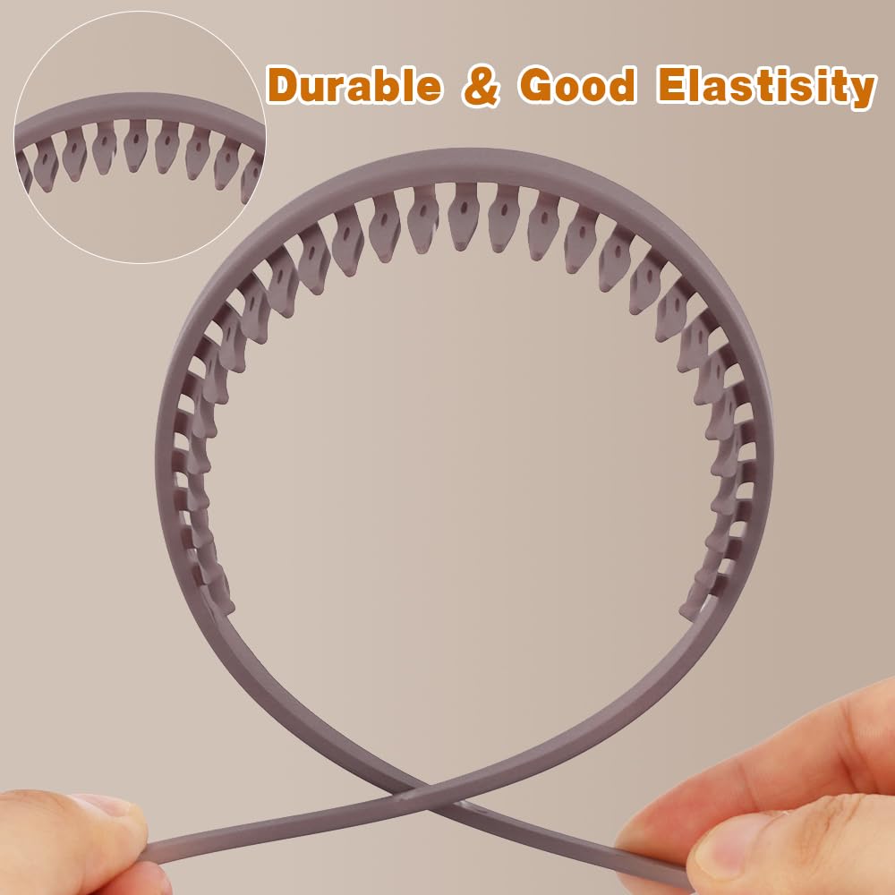 Comfortable Headbands for Women - No Headache Design for Glasses Wearers | Non-Slip Square Sunglasses Bands for Medium Thick Hair
