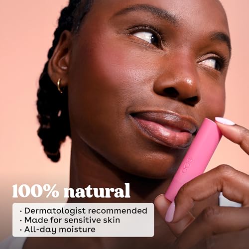 eos 100% Natural Lip Balm Duo - Raspberry Kiwi & Passionfruit Agave