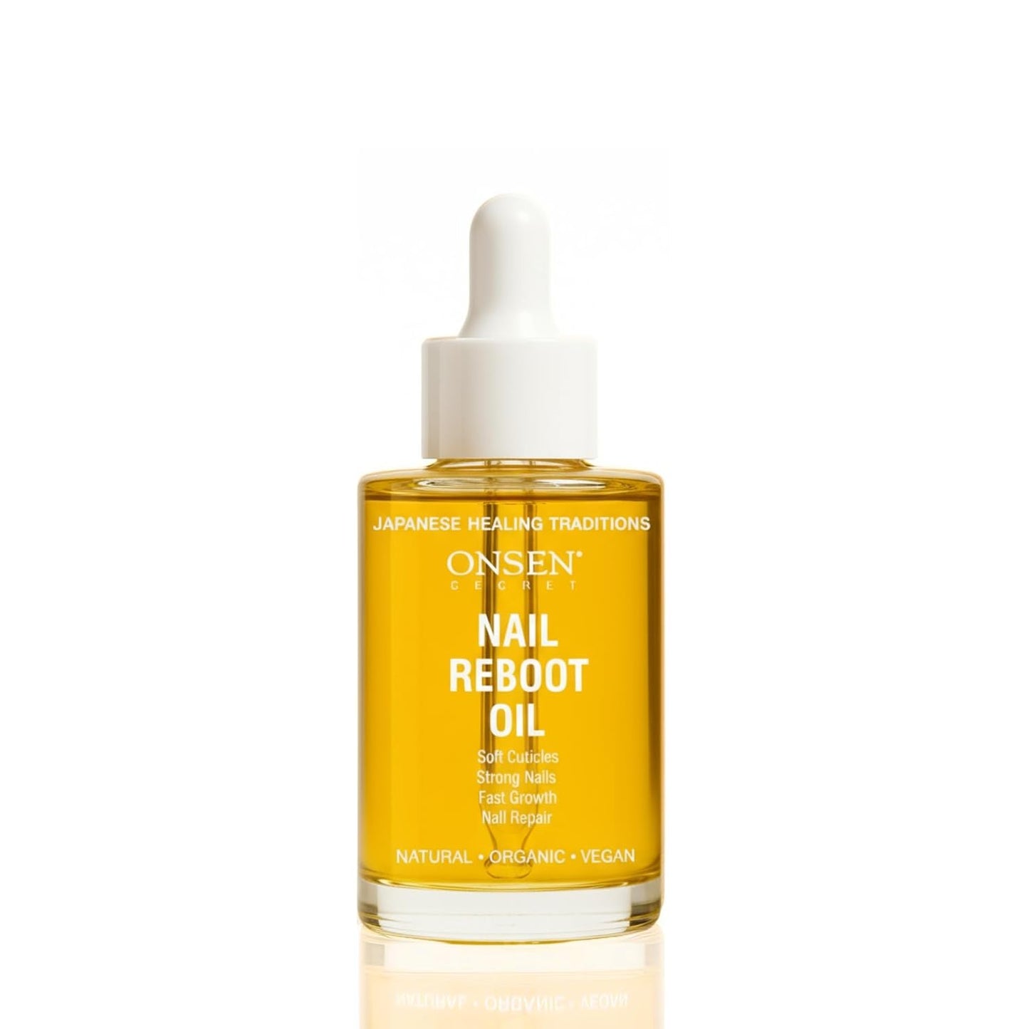 Nail & Cuticle Repair Oil - Japanese Tsubaki, Tea Tree & Jojoba - Hydrates Skin & Strengthens Nails | 2x35ml Natural Vegan Formula