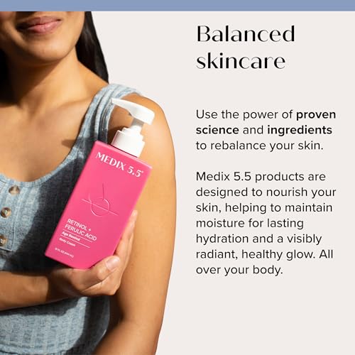 Medix 5.5 Retinol Firming Body Lotion 15oz - Anti-Aging Moisturizer for Crepey Skin