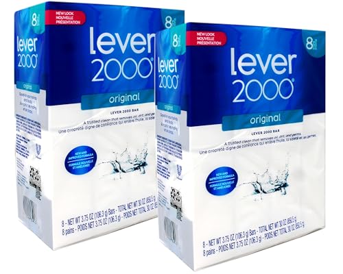 Lever 2000 Original Bar Soap 8-Pack - Fresh, Deep Clean for Hands & Body
