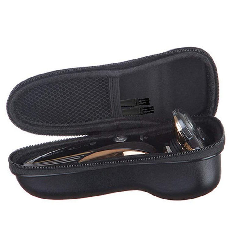 INVODA Storage Case for Electric Shavers (3800/3500/2300/2100 Series) | High-Density EVA 1680D Material | 7.09x3.15x2 Inches | Waterproof Shock-Resistant Storage (Black, Case Only)