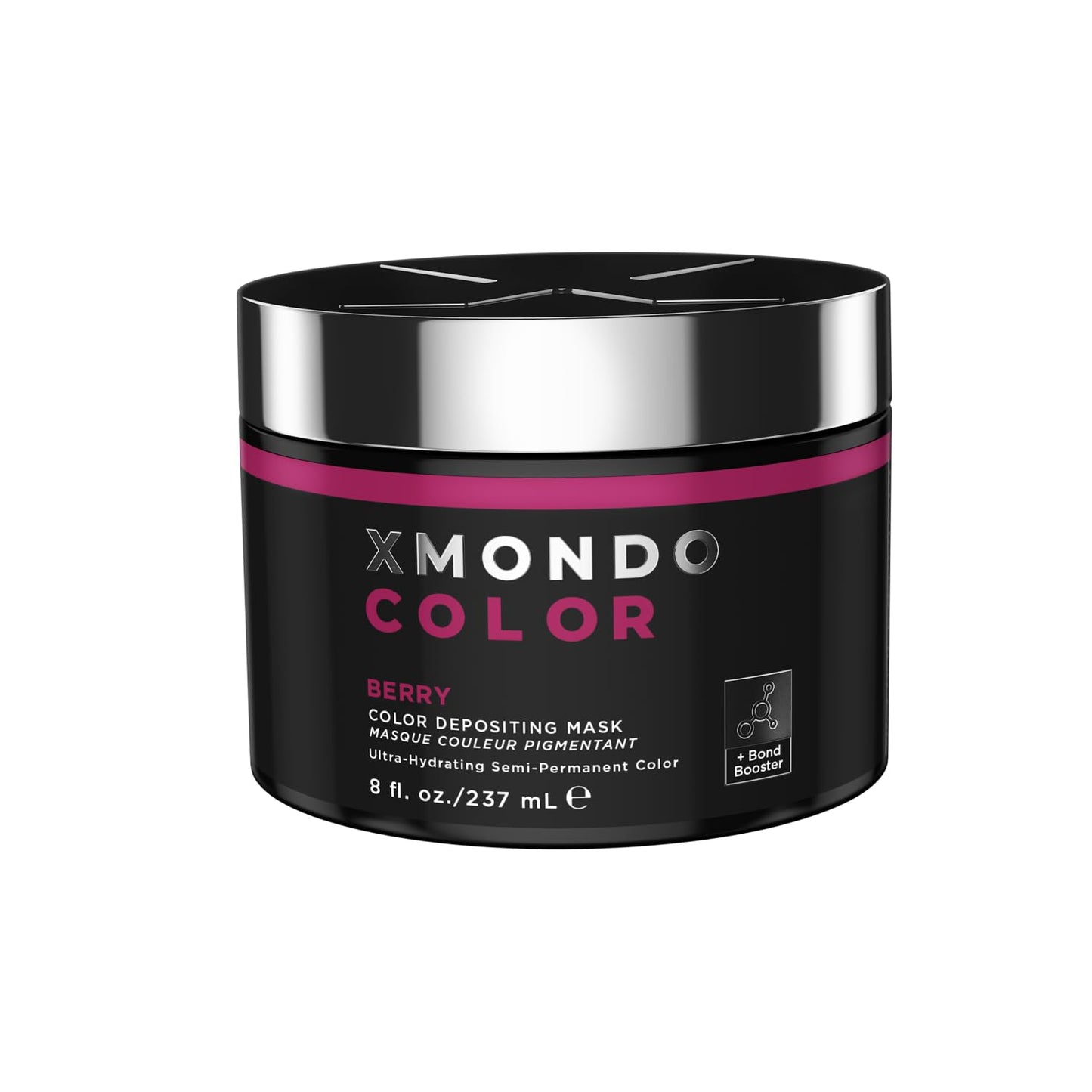 XMONDO Color Amber Depositing Hair Mask - Vegan Semi-Permanent Orange Red Dye | 8 Fl Oz, Infused with Bond Booster & Hyaluronic Acid