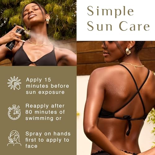 Black Girl Sunscreen Make It Glow SPF 30 Spray - Face & Body 5 Fl Oz