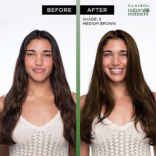 Clairol Natural Instincts Demi-Permanent Hair Dye, Dark Warm Brown