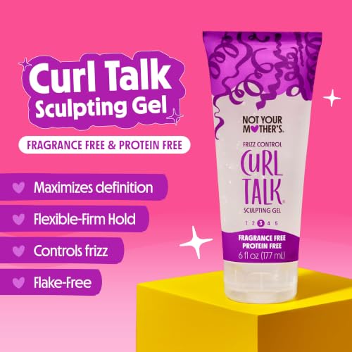 Not Your Mother's Fragrance-Free Curl Talk Sculpting Gel & Defining Cream - 6 fl oz x2