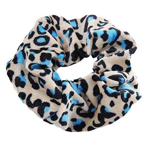 LOVEF 24pcs Leopard Print Velvet Hair Scrunchies for Women, Hair Accessories