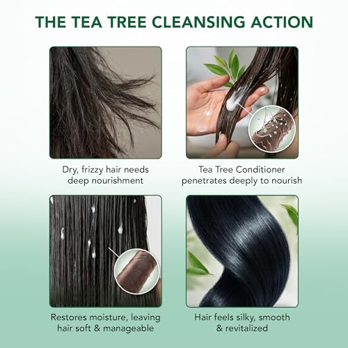 Botanic Hearth Tea Tree Conditioner - Sulfate & Paraben Free, 16 fl oz (Tea Tree variant)