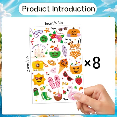 Summer Halloween Temporary Tattoos - 200+ Skull Designs for Parties