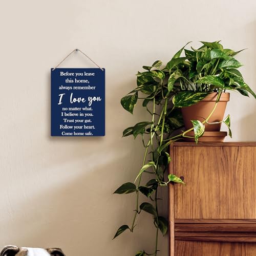 I Love You Sign - 8x10 Wooden Wall Decor for Home & Office