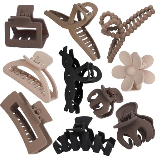 10PCS Non-Slip Hair Clips Jaw for Thick Clamp Flower Accessories with