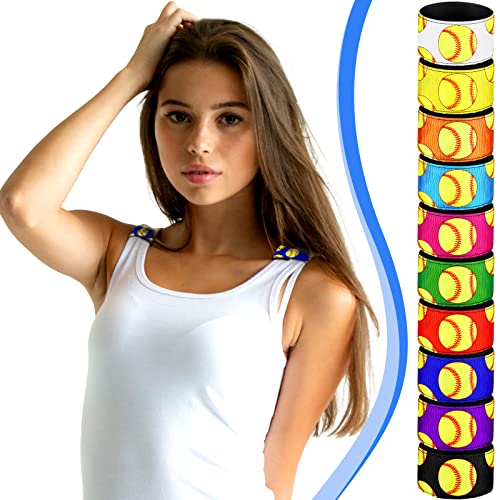 Yinder Softball Sleeve Holders - 10 Pair Sports Shirt Ties for Athletes