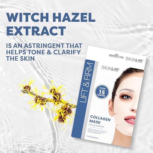 SKIN LAB Collagen Sheet Mask – Hydrating & Firming Anti-Aging Facial Set