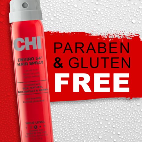 CHI Enviro 54 Natural Hold Hairspray - Lightweight & Flexible Finish, 2.6 Oz