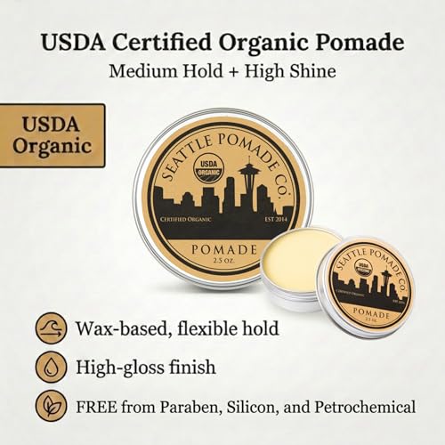Seattle Pomade Co. Organic Pomade - Medium Hold & High Shine