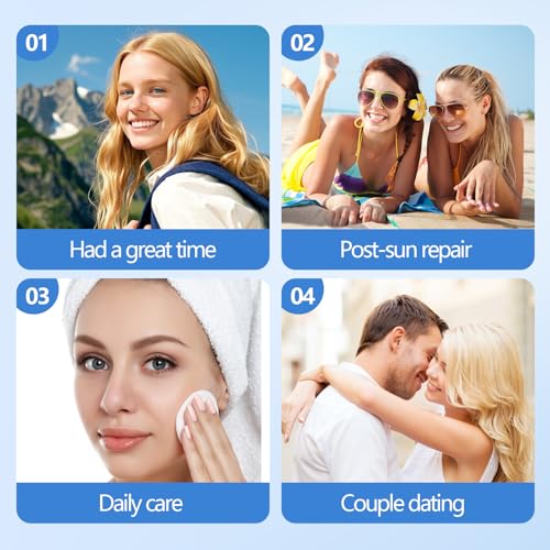 Collagen Facial Masks Set - 5 Hydrating Sheet Masks for All Skin Types