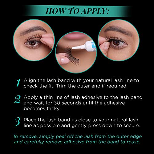 Ardell Multipack Babies False Eyelashes - 4 Pairs, Short Lightweight Natural Lashes
