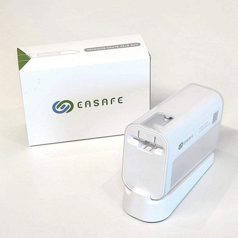 EASafe Dermaplane Blade Remover - 1 Handed No-Touch Safe Disposal Tool - Holds 100 Blades