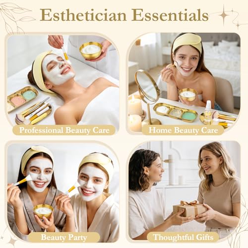 32-Piece Professional Esthetician Facial Kit - Gold Spa Supplies