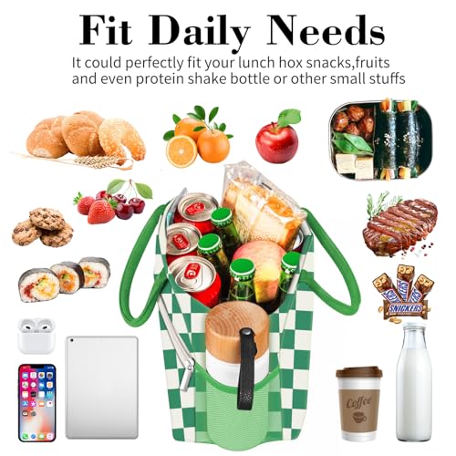 Insulated Lunch Bag for Adults | Large Capacity Tote by Coobiiya