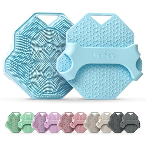LINTACH Silicone Body Scrubber - Hygienic Exfoliating Shower Loofah