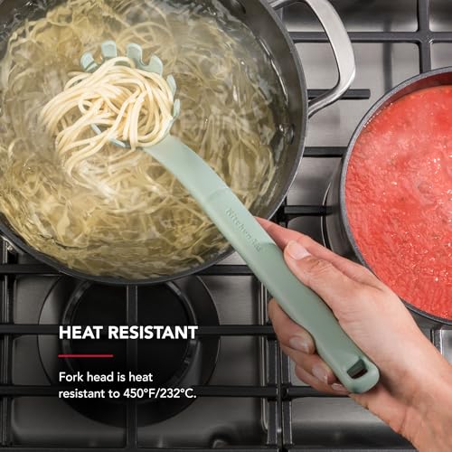 KitchenAid Oversized Pasta Fork - Heat Resistant & Ergonomic