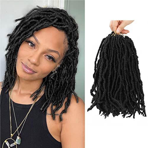 Cohariss 10-Inch Soft Faux Locs Crochet Hair - 7 Packs Pre-Looped Braids