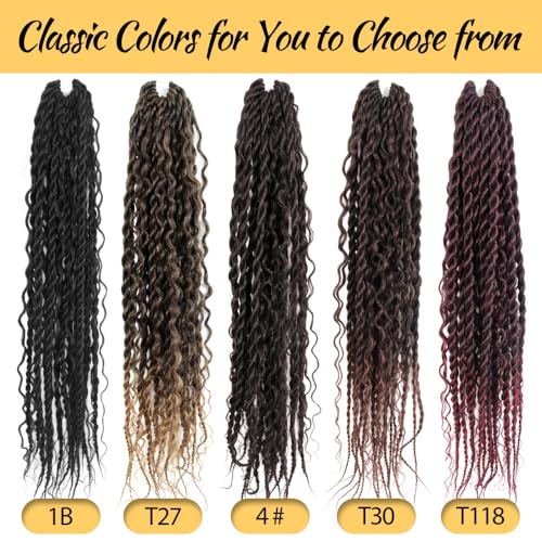 Niseyo Boho Senegalese Twist Crochet Hair - 20 Inch Pre-Looped Braids