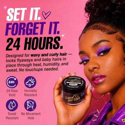EBIN NEW YORK 1.01 Fl Oz 24 Hour Extra Mega Hold Edge Tamer - Strong Hair Gel