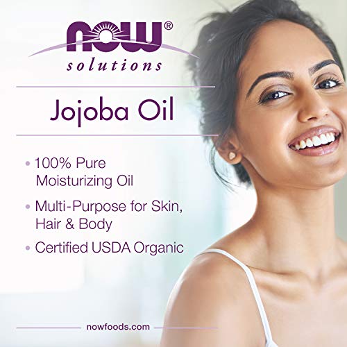 Organic Jojoba Oil - Multi-Purpose Moisturizing Oil for Face, Hair & Body (8 oz)